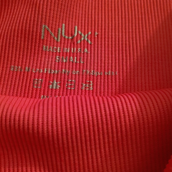 NUX hot pink moderate compression leggings S & M NWT - Picture 6 of 6